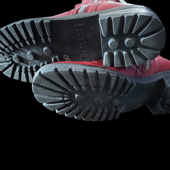 Killer “Killah” red buckle boots. Made in Romania. 8.5 U.S - Picture 6 of 13